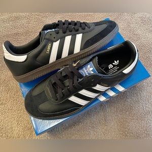 NEW Adidas Samba OG Black White Gum B75807 - Men's Size 7.5/Women's Size 8.5